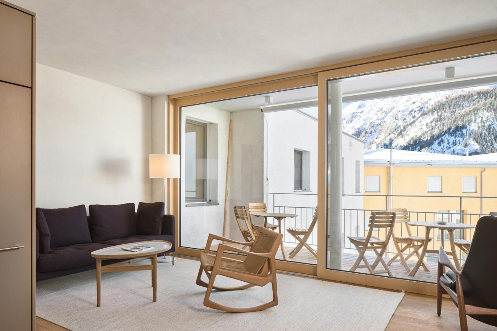 Hotel Maistra 160 Pontresina Bilik gambar